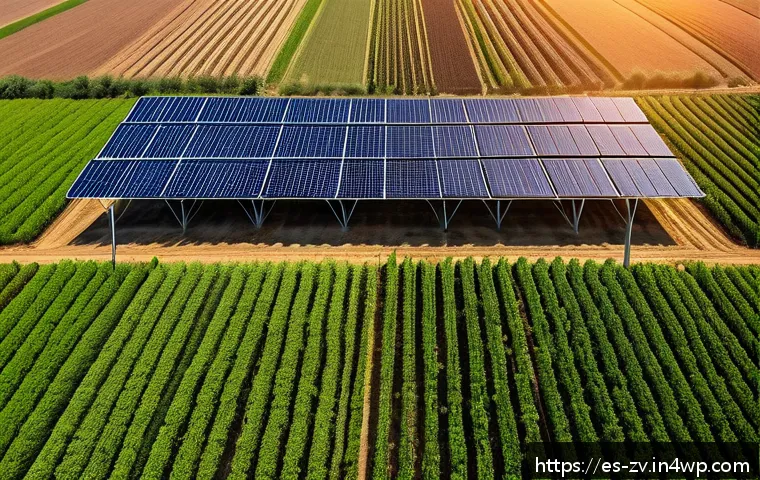 센서 네트워크의 확장성 문제점 및 해결책 - A high-tech smart agriculture scene in a Spanish countryside at sunrise, featuring a vast field with...